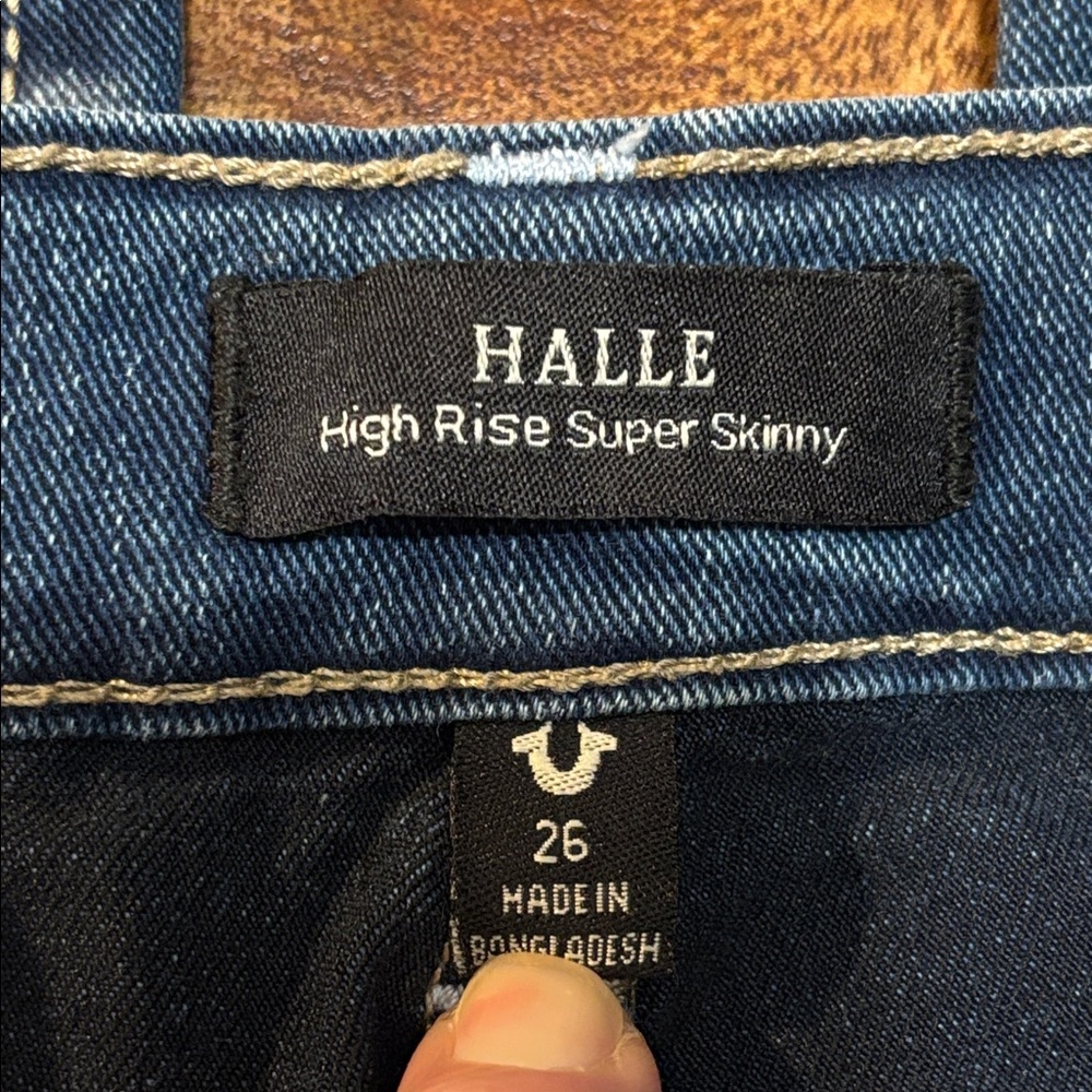 True Religion Halle High Rise Super Skinny Jeans - Picture 4 of 6